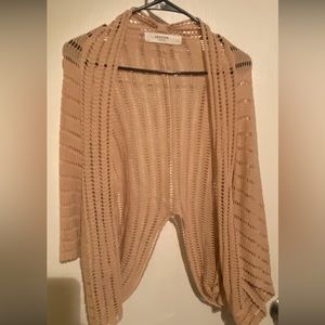 Tan cardigan